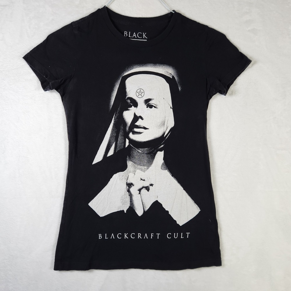 Blackcraft Cult Black Graphic T-Shirt Nun Goth Emo Punk Rock